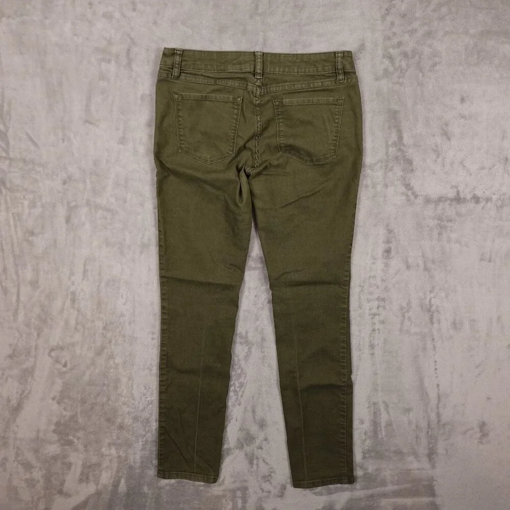 Prana Kara‎ jean fitted low rise women's 4/27 cargo green